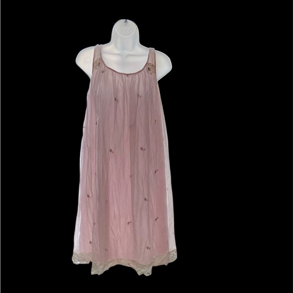 Vintage 50s 60s ILGWU Nightgown Chemise Retro Pinup Sabrina Carpenter - Picture 2 of 10